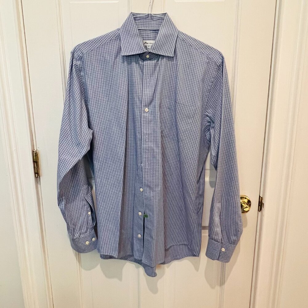 Peter Millar Casual Button Down Long Sleeve Shirt Size Medium